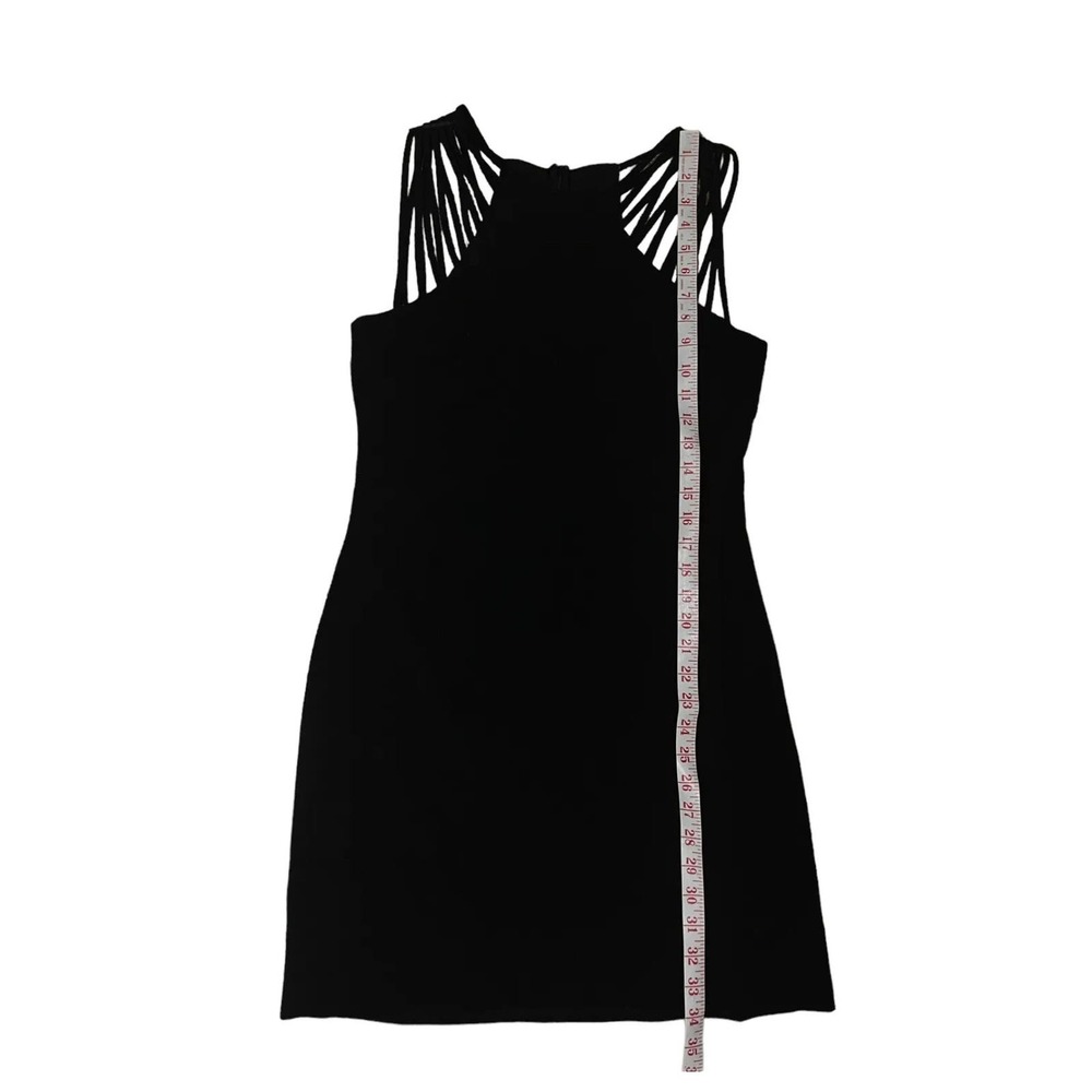 Dress the Population Cora Strappy Shoulder Sheath Dress Black Size Medium - GUC - Picture 9 of 13